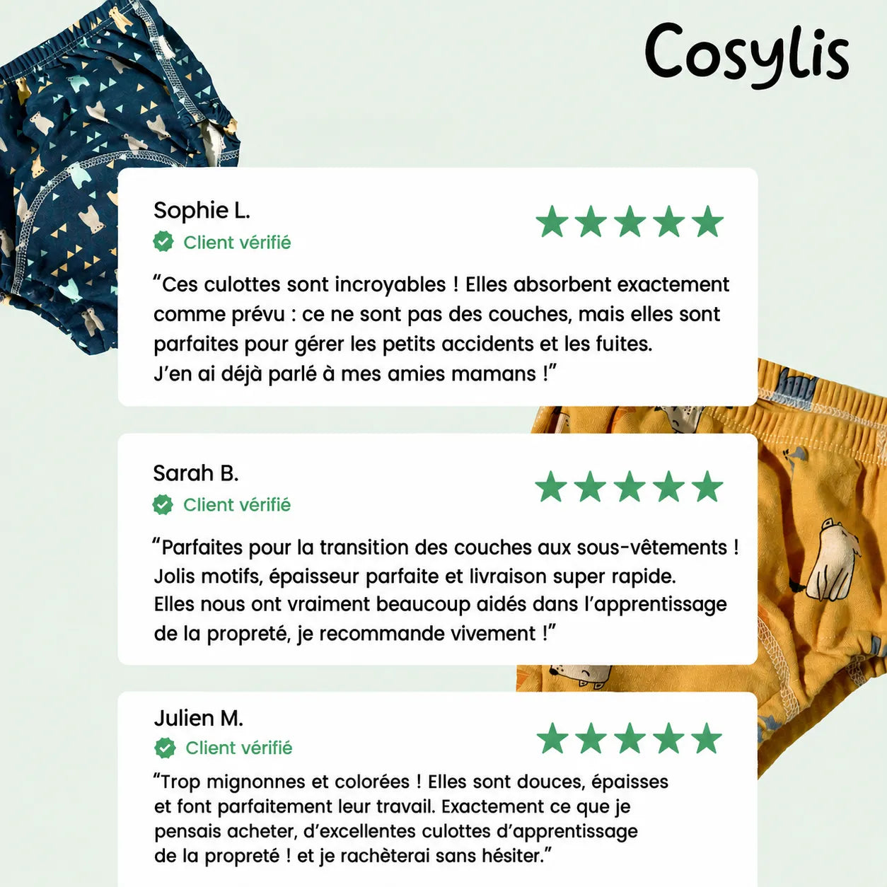 Culotte éducative à la propreté