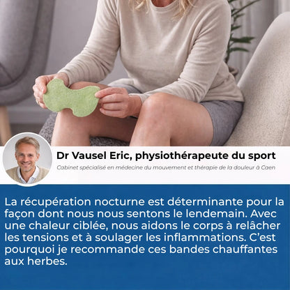 Bandes chauffantes à base de plantes par 5