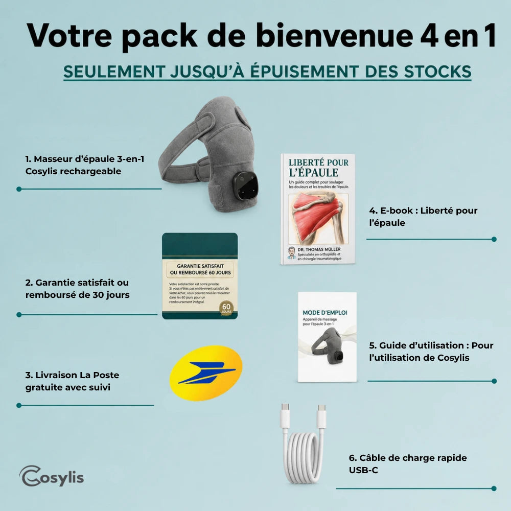 Masseur d'épaules 3 en 1 Cosylis