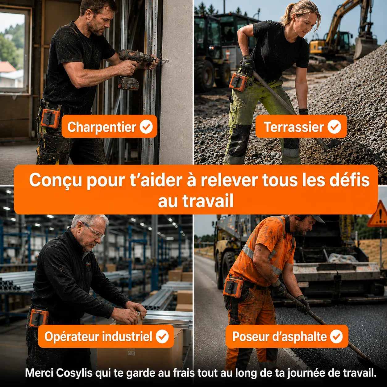 Le ventilateur professionnel - Évitez la surchauffe au travail