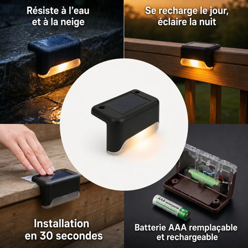 Lampe solaire extérieure