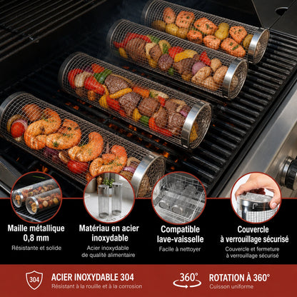 Panier à griller – Qualité supérieure, toujours parfaitement grillé