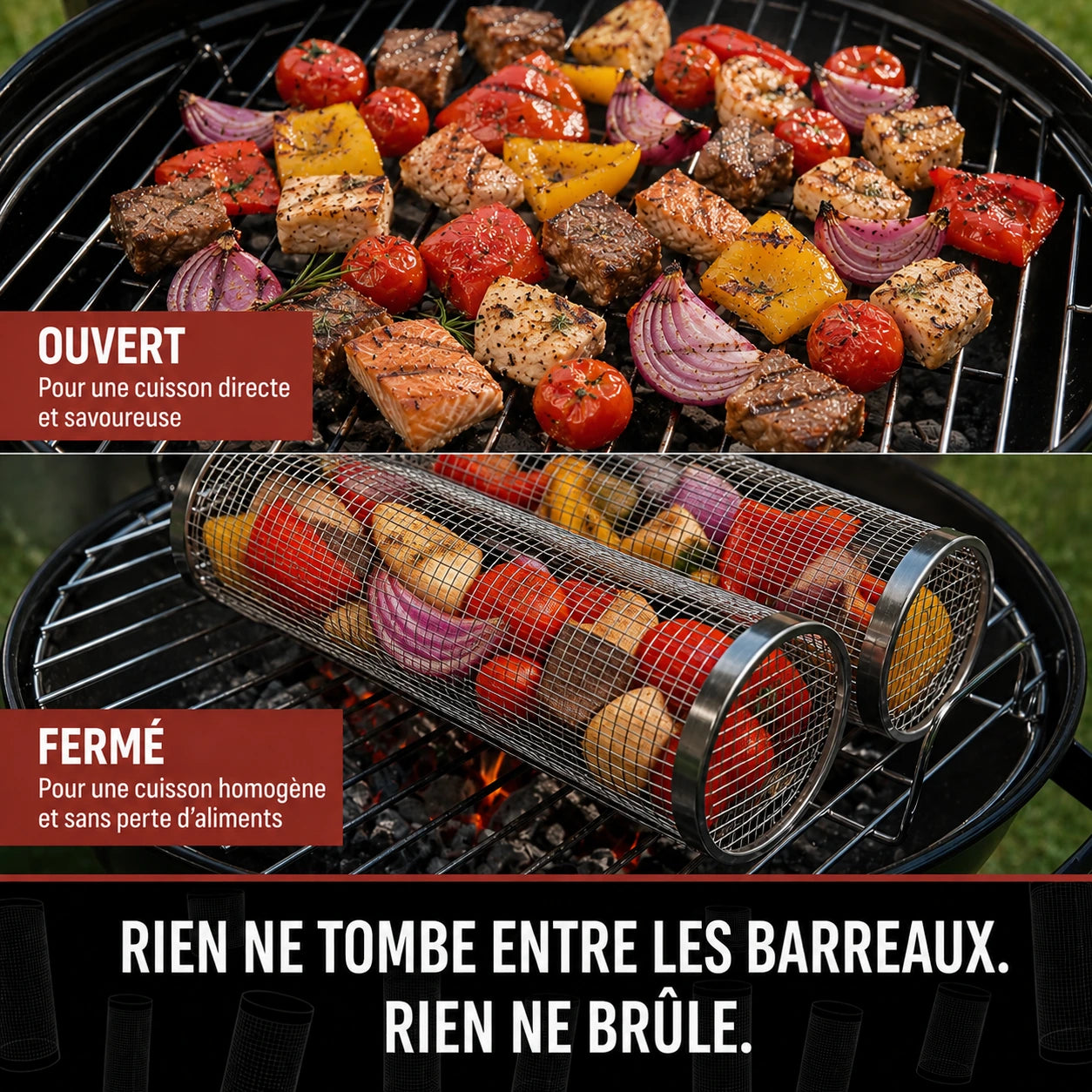 Panier à griller – Qualité supérieure, toujours parfaitement grillé