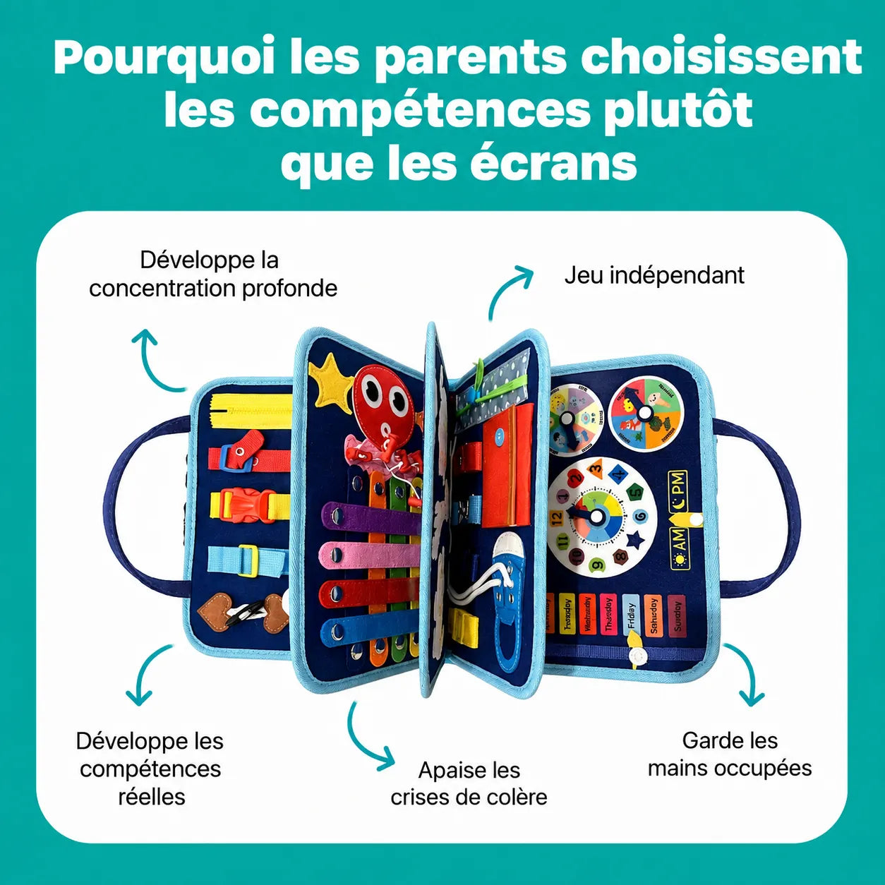 Tableau d'activités Montessori Cosylis™
