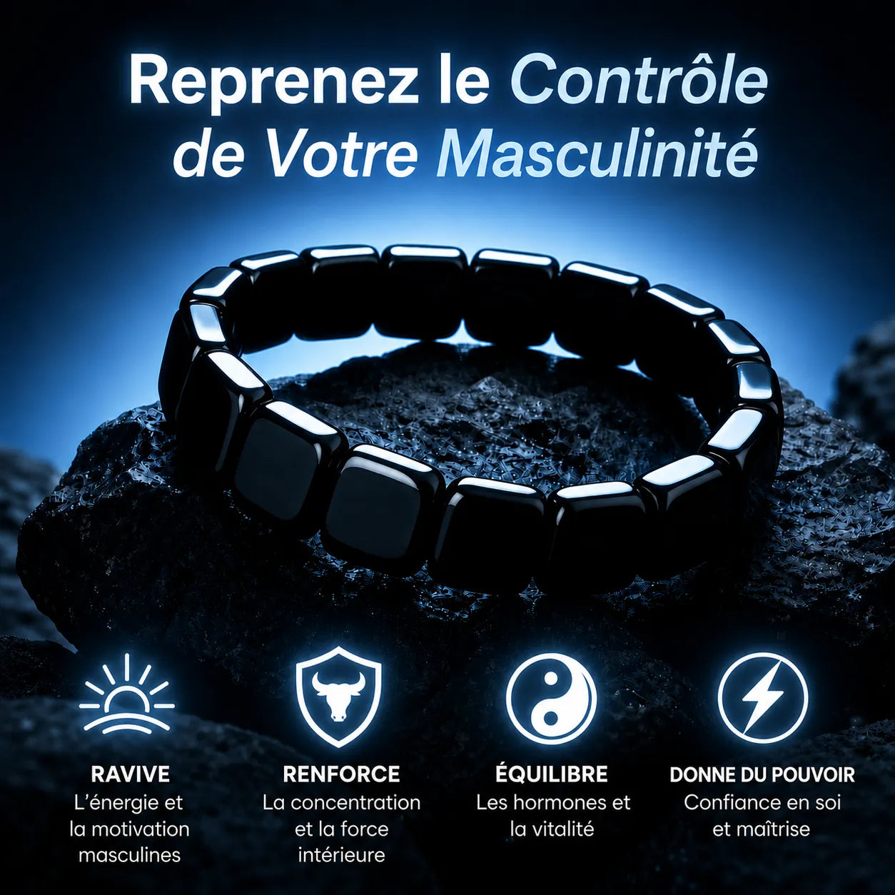 Bracelet en hématite Cosylis®