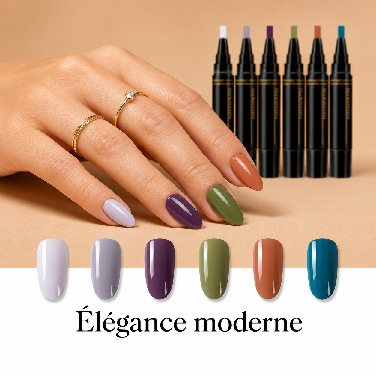 SET DE STYLOS VERNIS COSYLIS