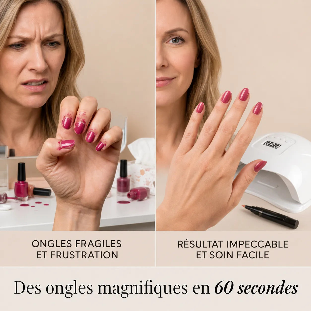 LAMPE UV POUR LA POSE DE VERNIS À ONGLES COSYGLOSSY