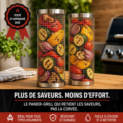 Panier à griller – Qualité supérieure, toujours parfaitement grillé