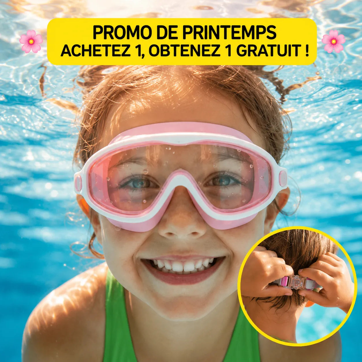 Lunettes de natation à clipser Cosylis™