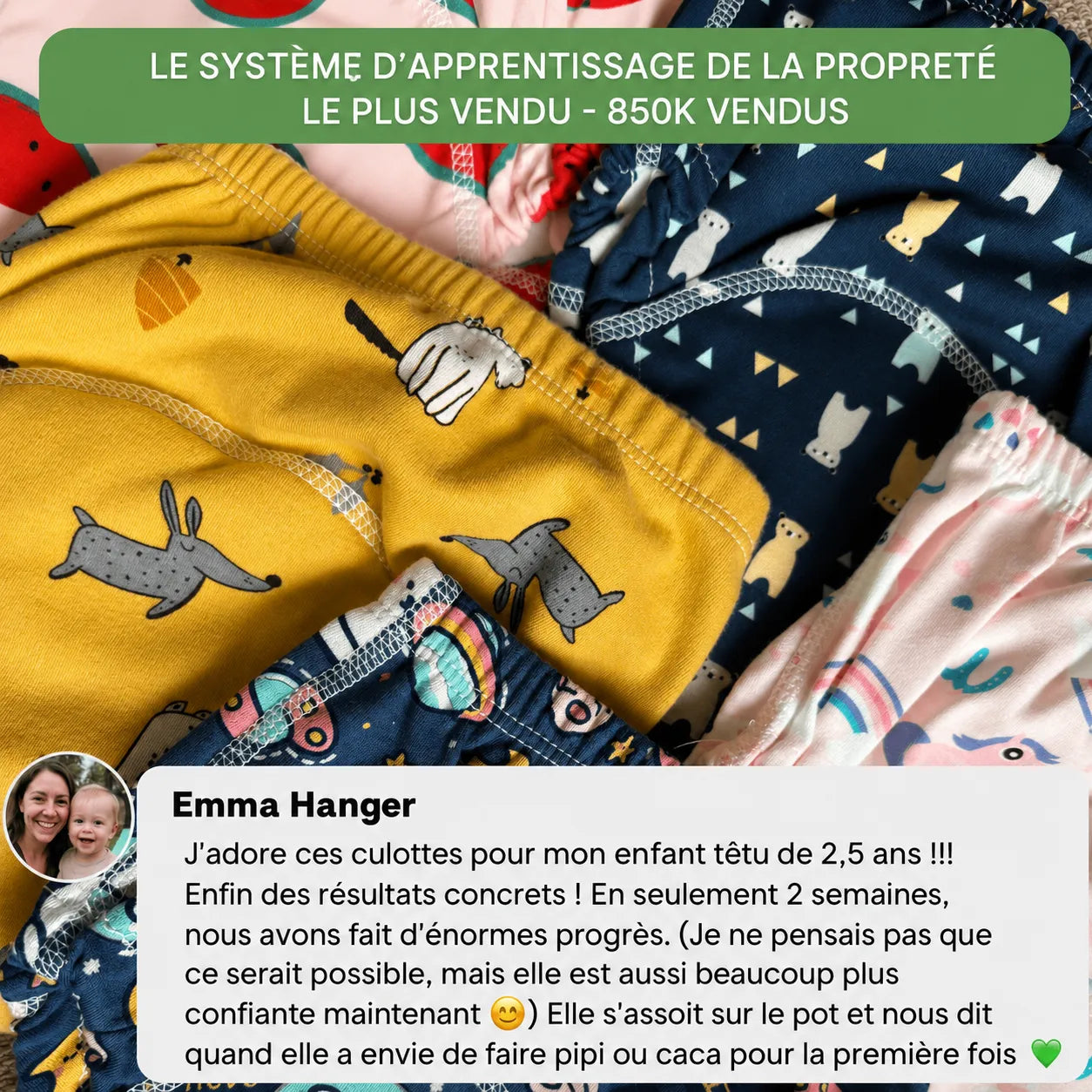 Culotte éducative à la propreté